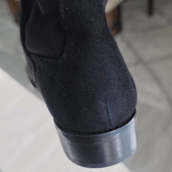 STUART WEITZMAN BLACK 5050 Ladies Boots Size 8 1/2 New With Tags 19 In Tall - Picture 9 of 12